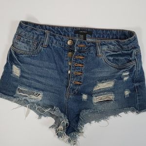 Forever 21 Jean High rise shirt